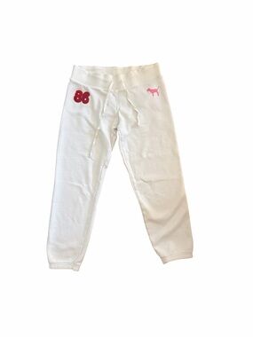 Victoria’s Secret PINK white sweatpants